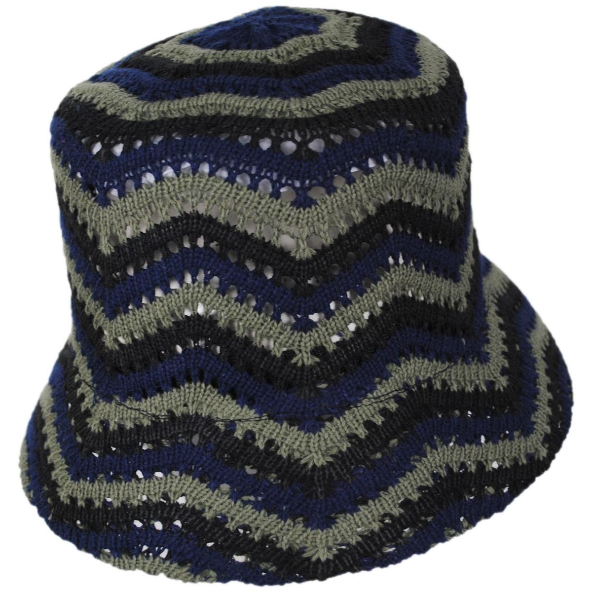 San Diego Hat Company | Dolly Cotton Knit Bucket Hat | 108649 | lead | NAVY