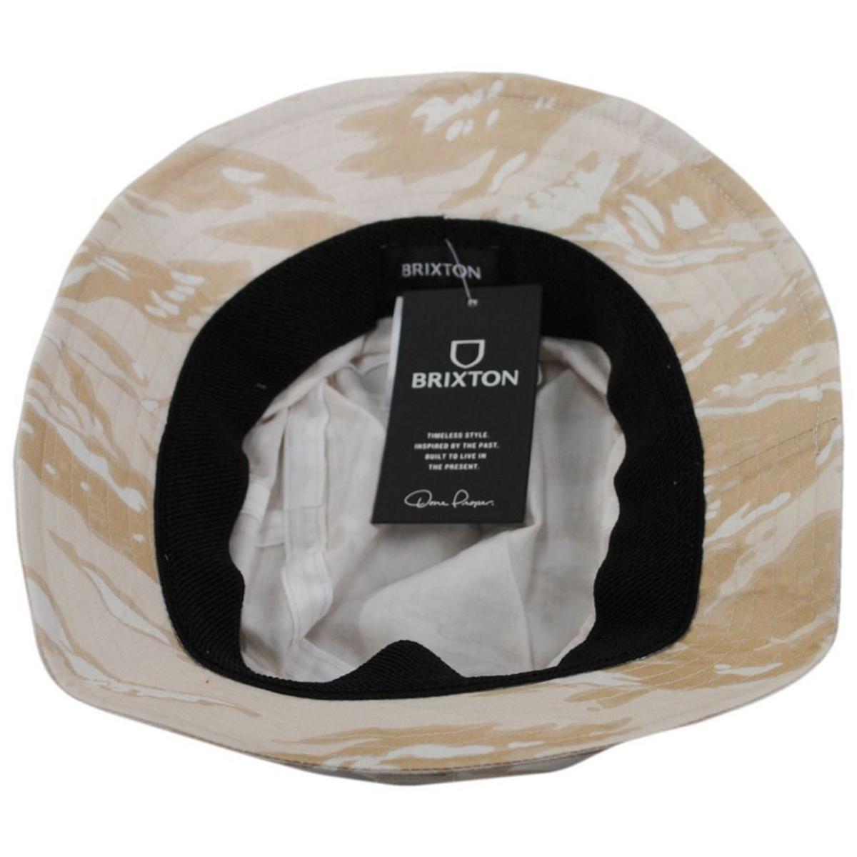 BRIXTON HATS | Beta Cotton Packable Bucket Hat - FINAL SALE | 185525A | under | OFF WHITE TIGER CAMO