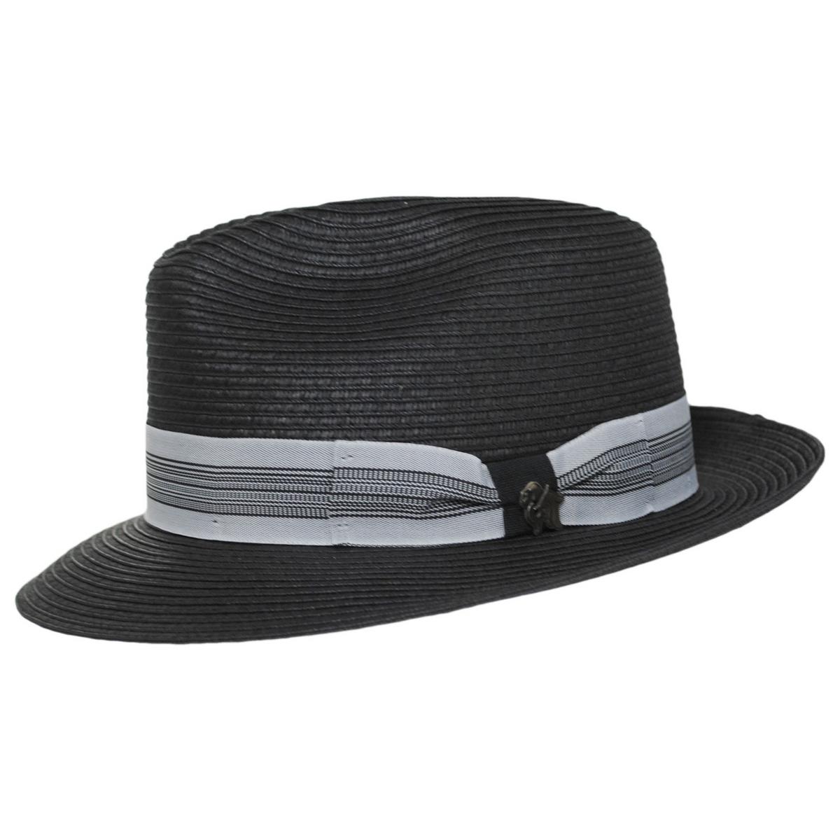 Bigalli | Swing Toyo Braid Fedora Hat | 129250 | profile | BLACK