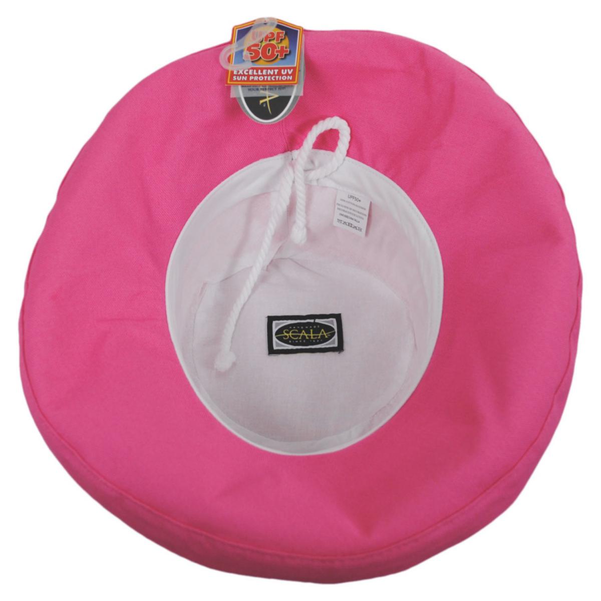 Scala | Lanikai Cotton Sun Hat | 106374 | under | C ROSE