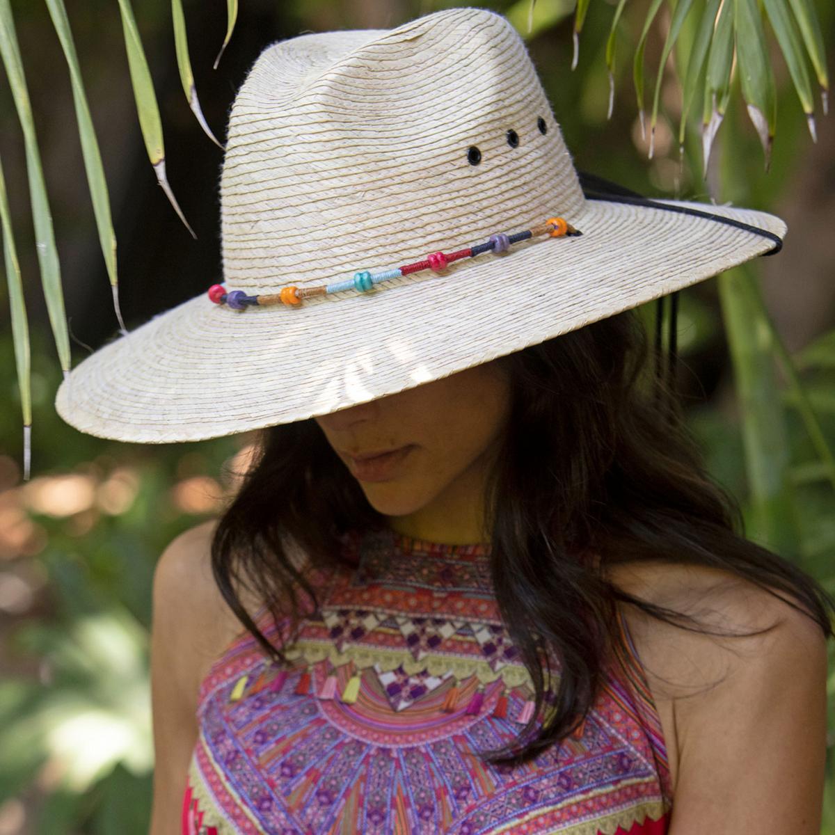 Viva Palm Straw Lifeguard Hat