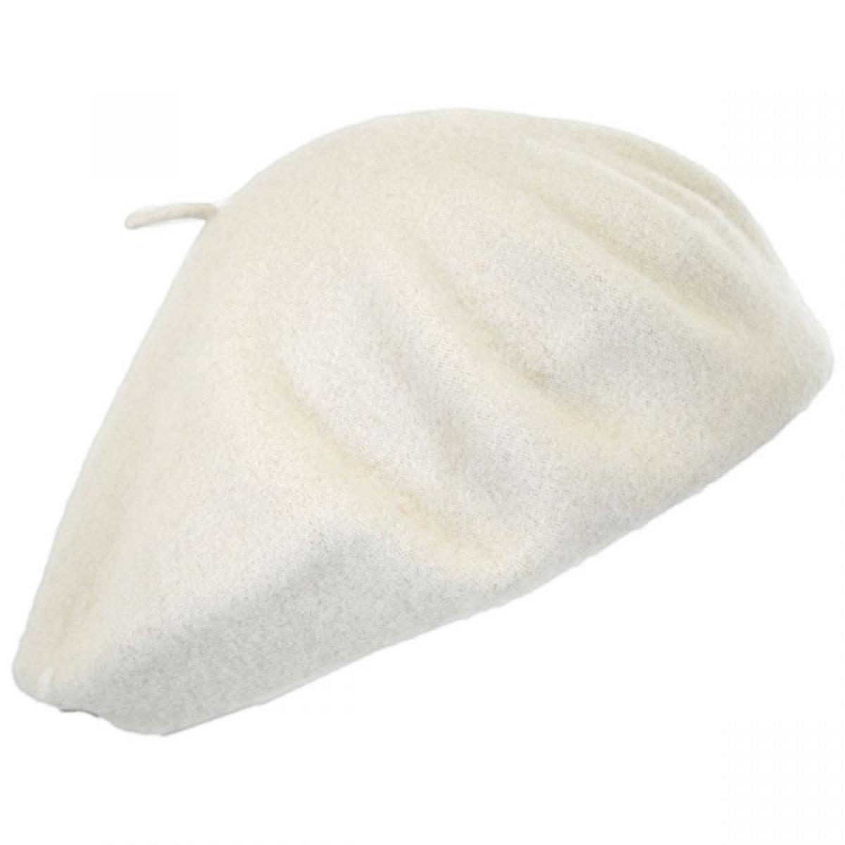 Parkhurst | Classic Wool Beret | 151124 | lead | WINTER IVORY