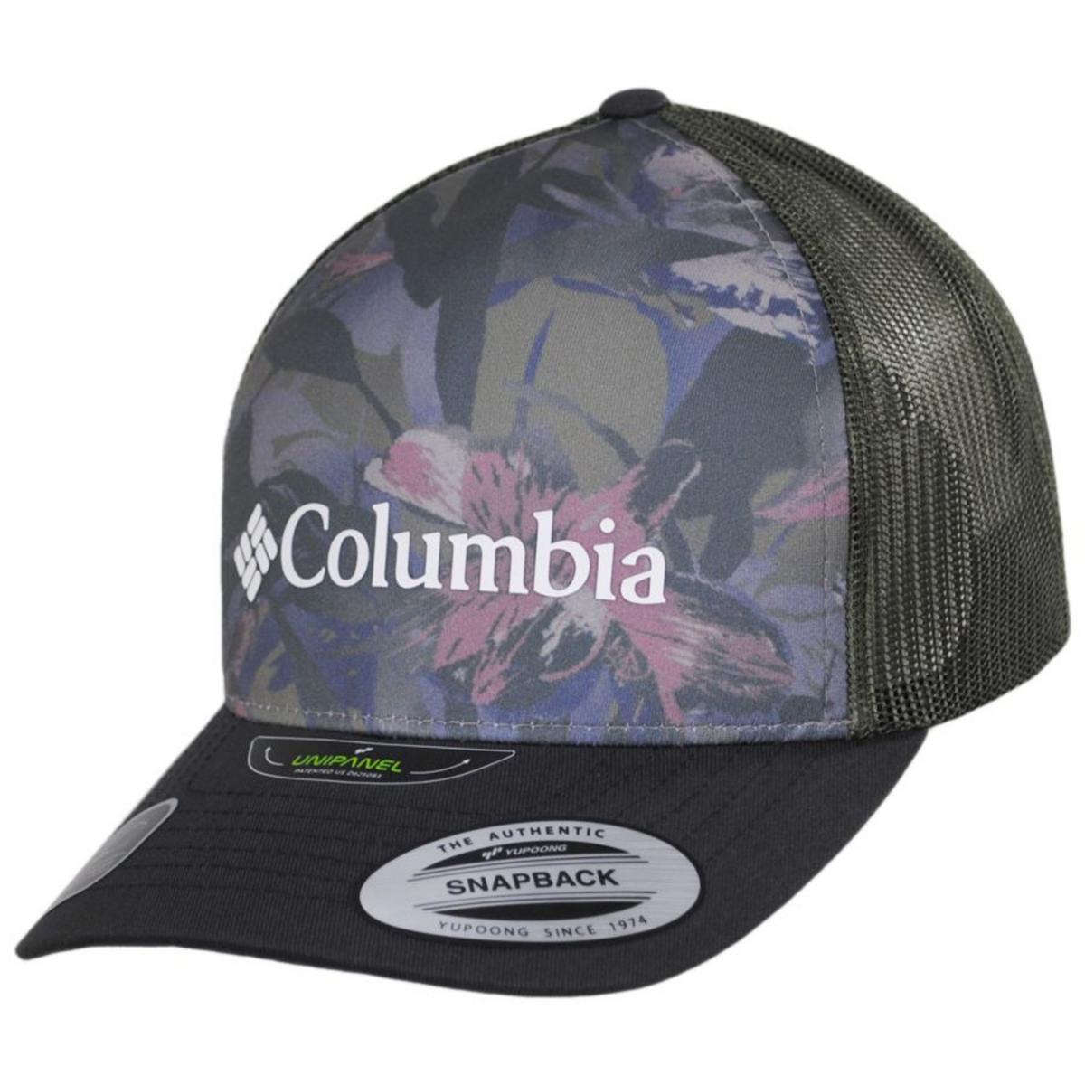 Columbia Sportswear | Punchbowl Trucker Snapback Baseball Cap | 400156 | lead | STONE GREEN FLORICULTURE