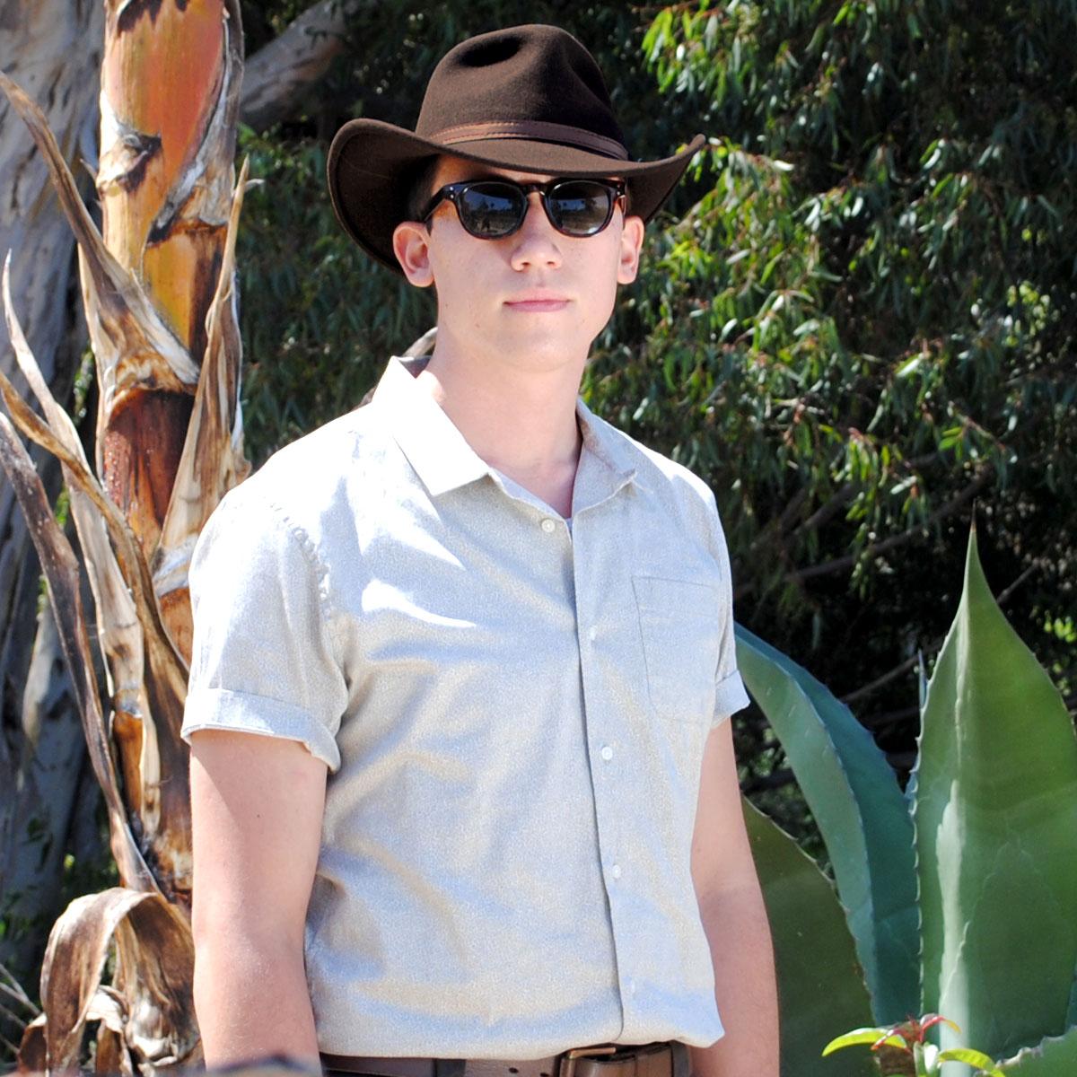 Jaxon Hats | Wholesale Crushable Wool Felt Outback Hat B2B Pre-Pack | B2B135002 | lsmone | BROWN