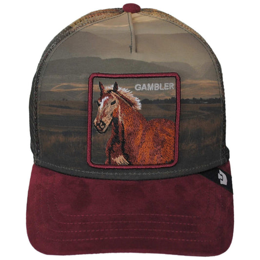 Goorin Bros | Stallion In The Element Mesh Trucker Snapback Baseball Cap | 200774 | front | CRUSH