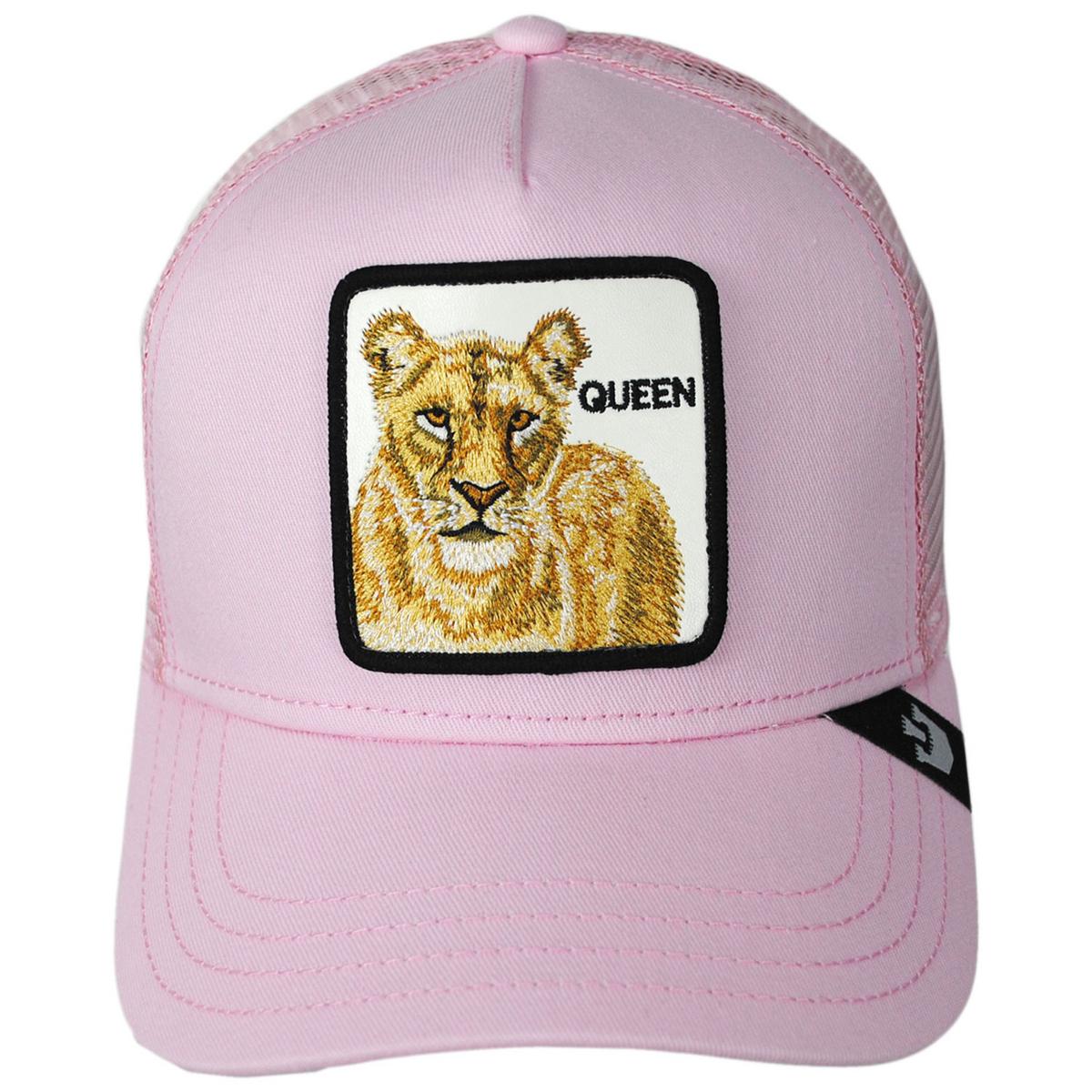 Goorin Bros | Queen Mesh Trucker Snapback Baseball Cap | 200731 | front | PINK