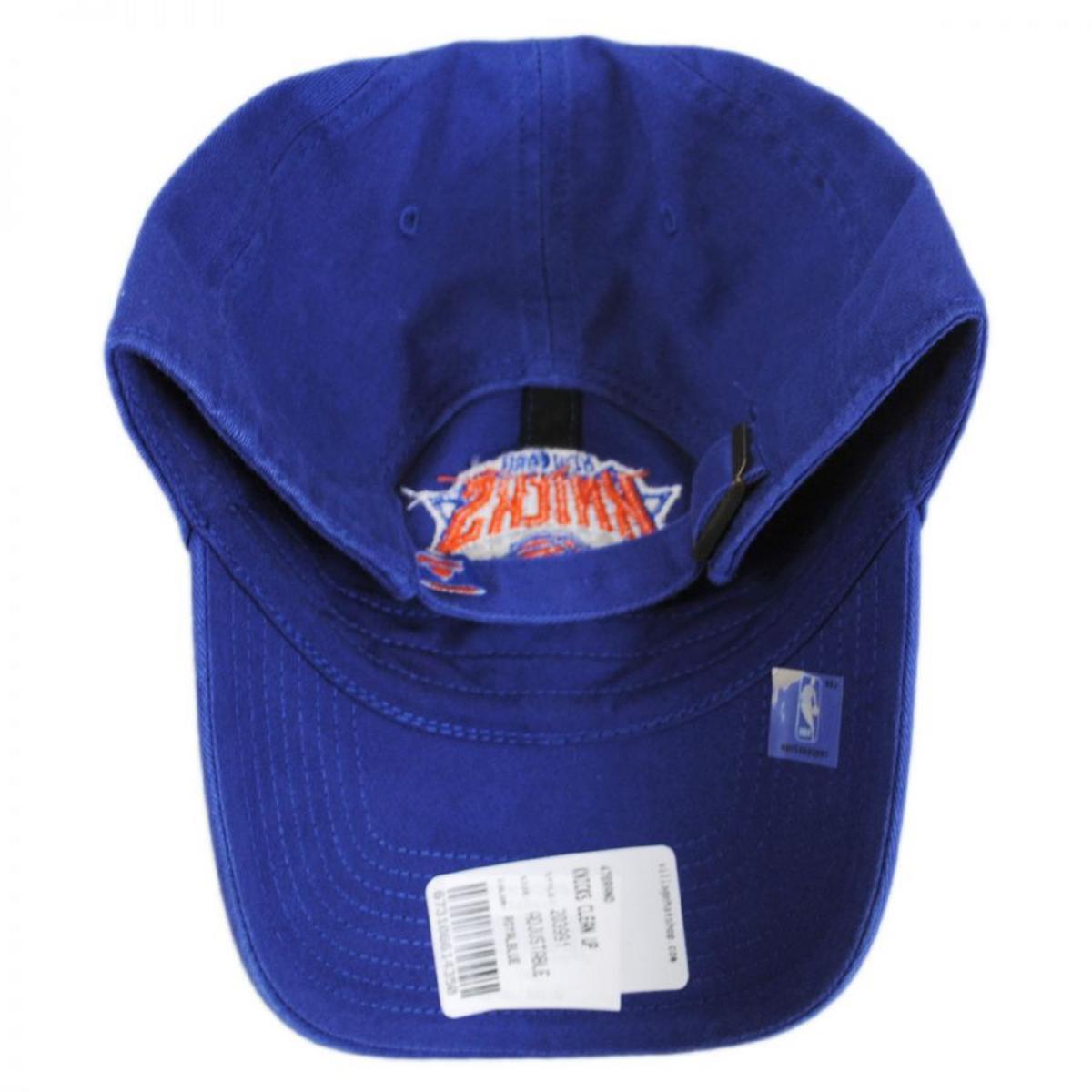 47 Brand | New York Knicks NBA Clean Up Strapback Baseball Cap Dad Hat | 203991 | front | ROYAL