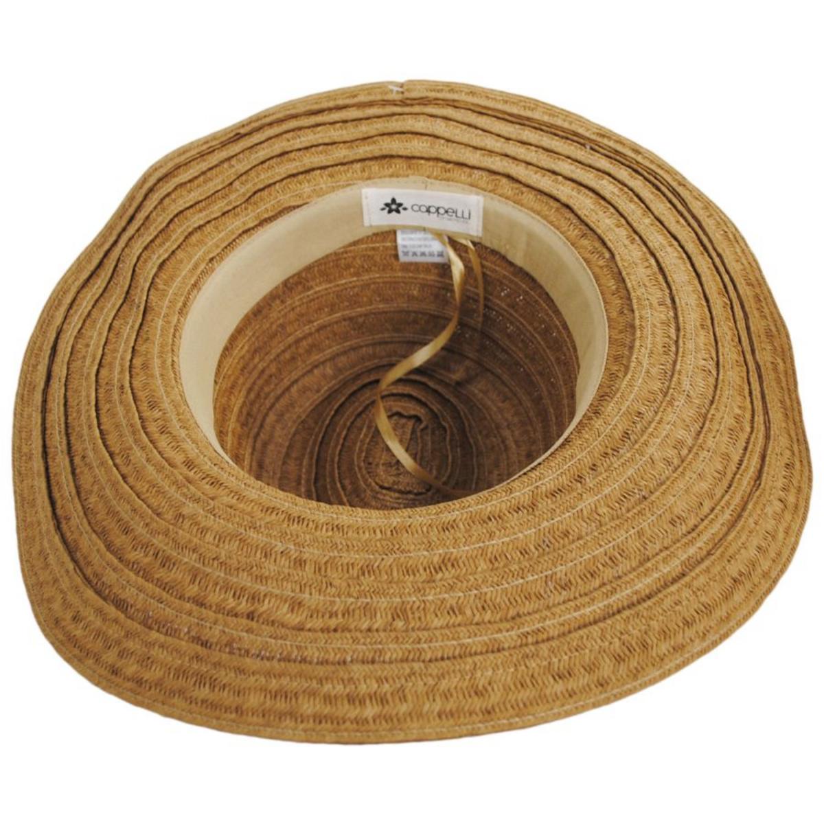 Violet Toyo Straw Western Hat