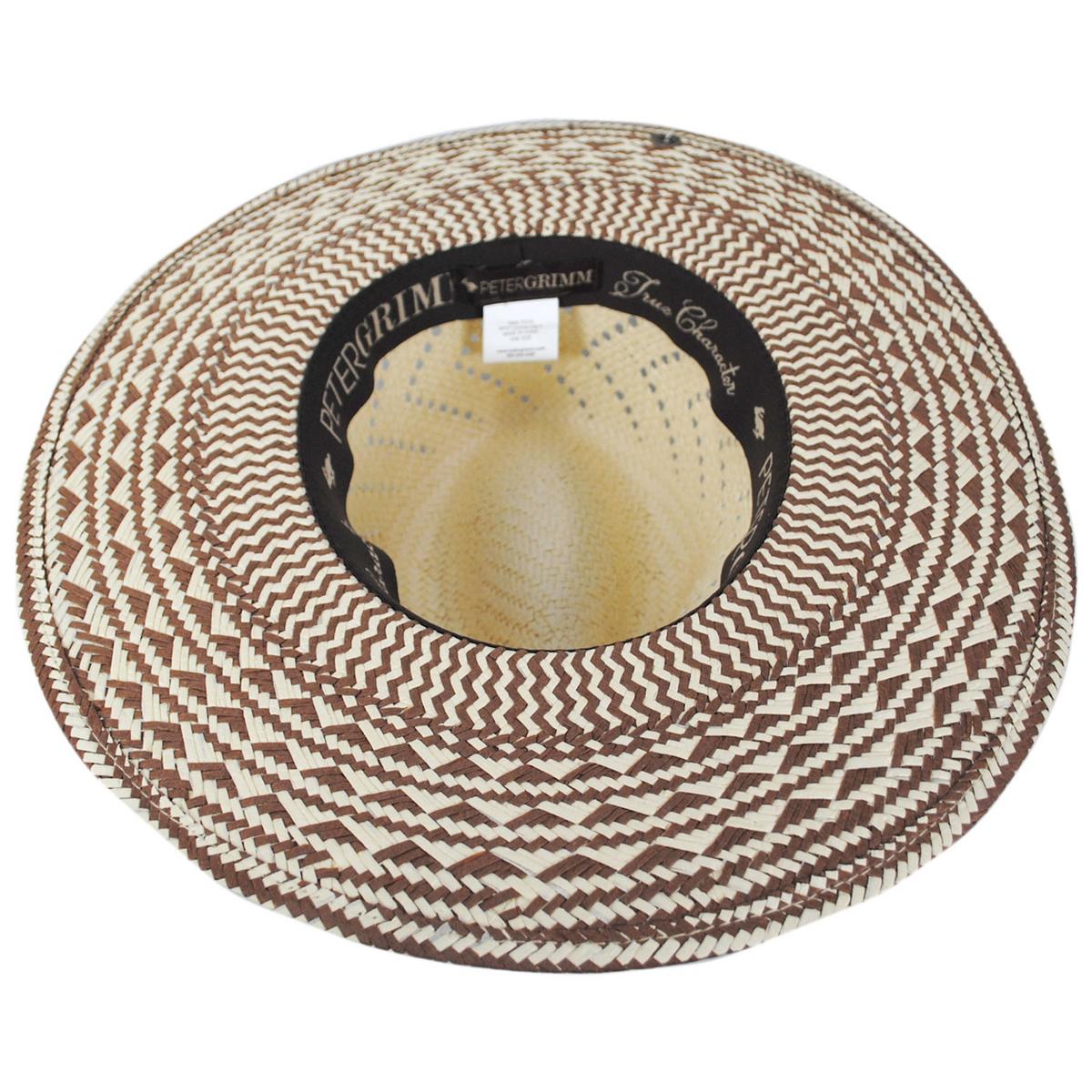 Peter Grimm | Buenos Aires Toyo Straw Fedora Hat | 105209 | under | NATURAL/BROWN