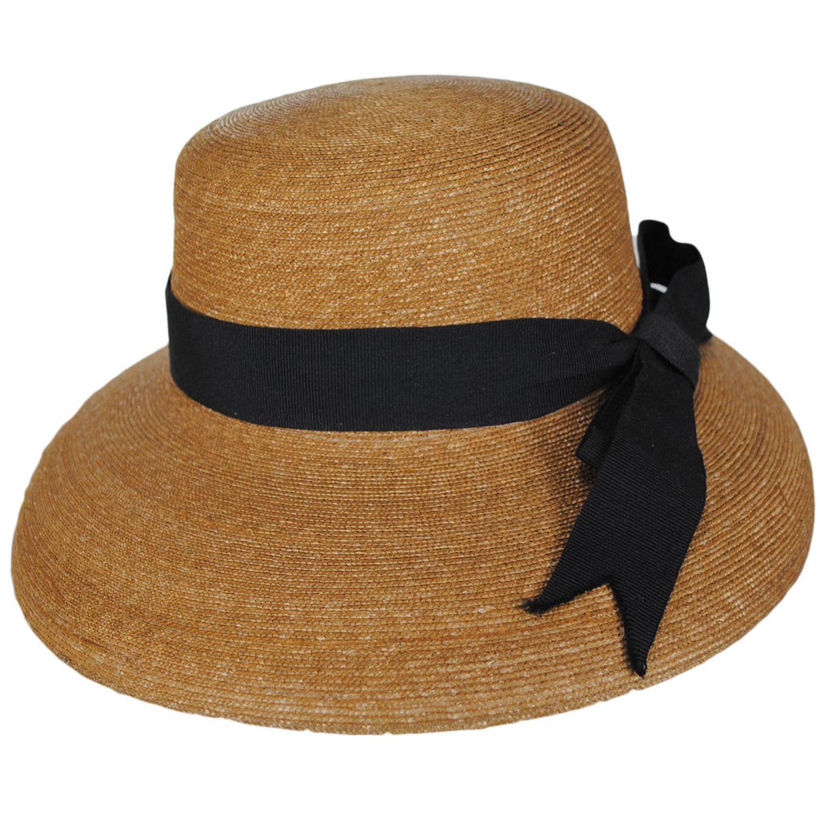 Peter Beaton | Holly Milan Straw Lampshade Sun Hat | 102232 | profile | BLACK