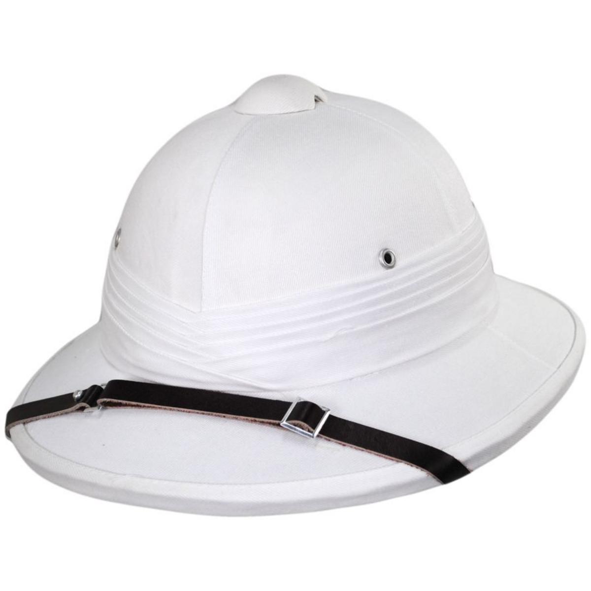Village Hat Shop | Indian Pith Helmet | 155805 | lead | WHITE