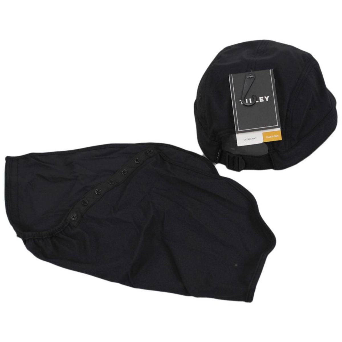 Tilley Endurables | Ultralight DWR Sunshield Neck Flap Baseball Cap | 400844 | under | BLACK