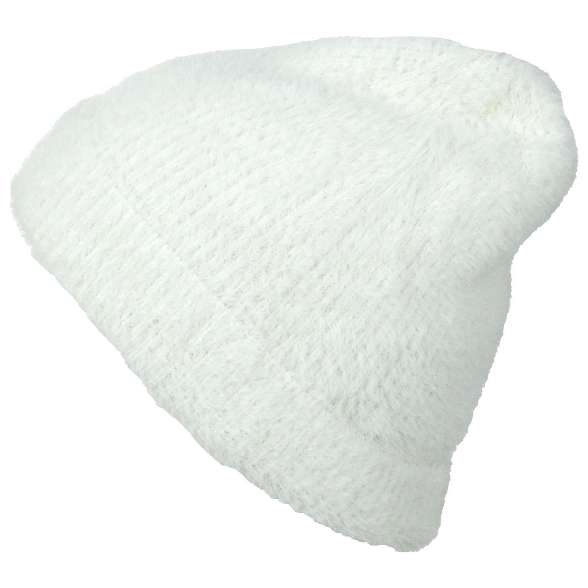 Kangol | Faux Fur Beanie Hat | 500437 | profile | IVORY