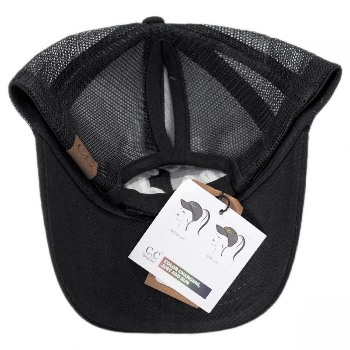 High Ponytail Rose All Day Mesh Adjustable Baseball Cap