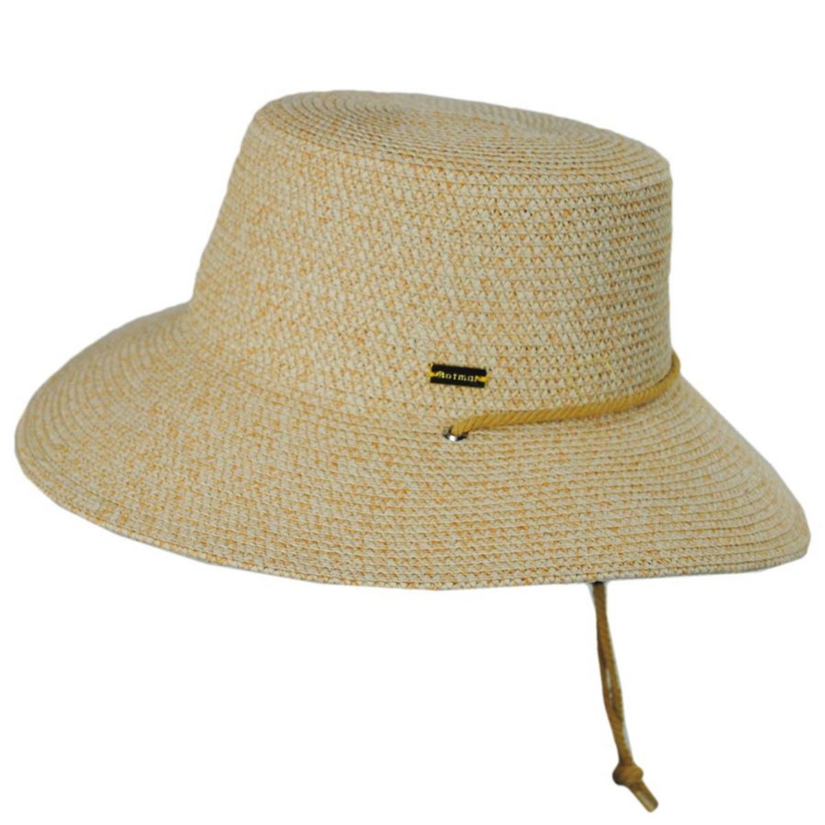 Betmar | Ellen Toyo Braid Straw Bucket Hat | 101146 | profile | NATURAL HEATHER