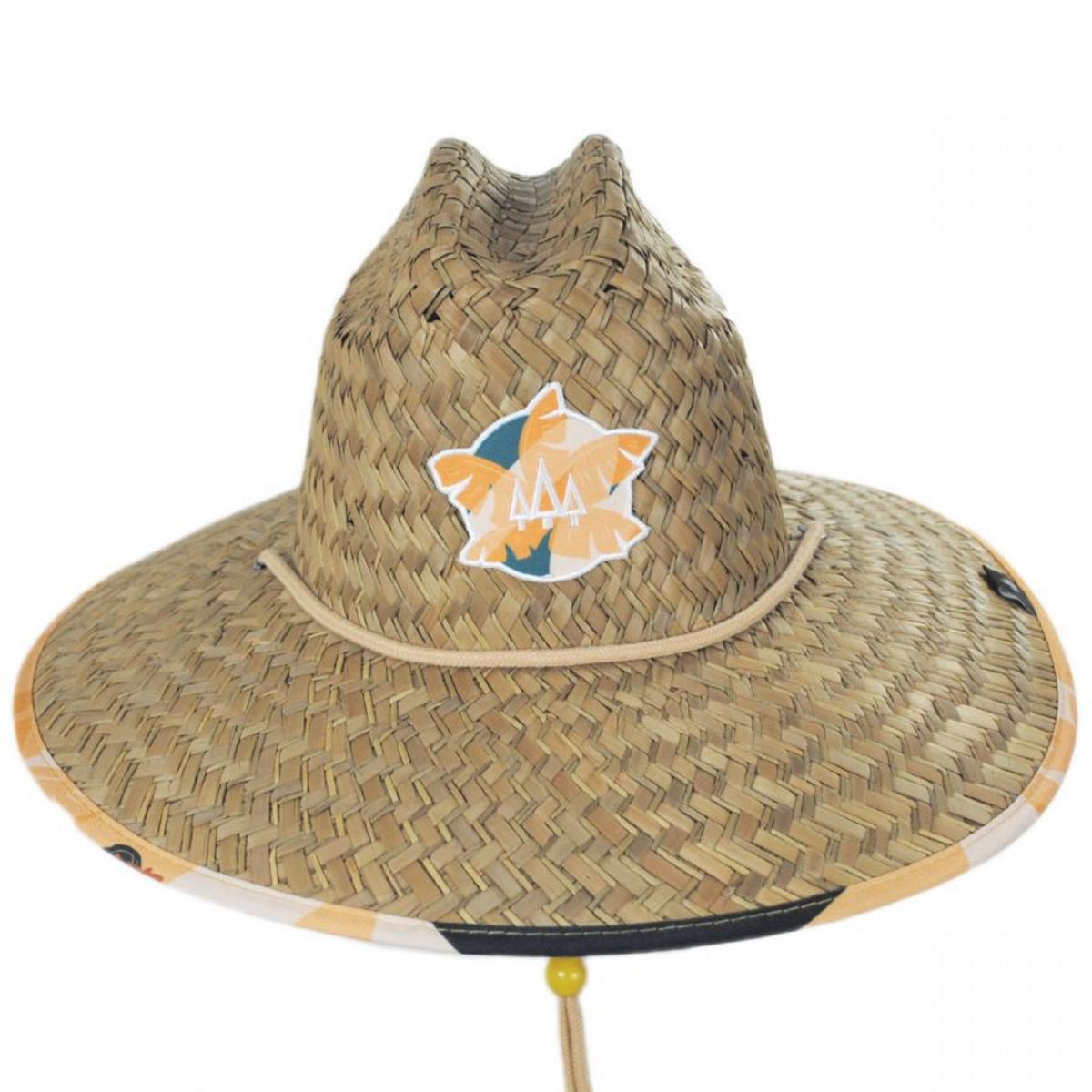 Hemlock Hat Co. | Grandview Straw Lifeguard Hat | 129551 | front | NATURAL