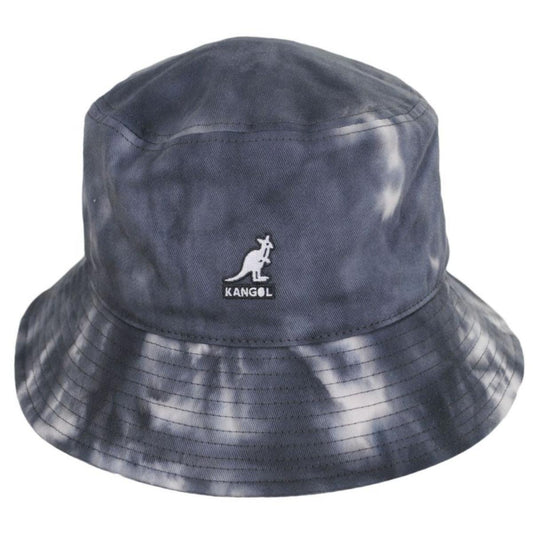 Kangol | Tie Dye Cotton Bucket Hat | 185791 | front | SMOKE