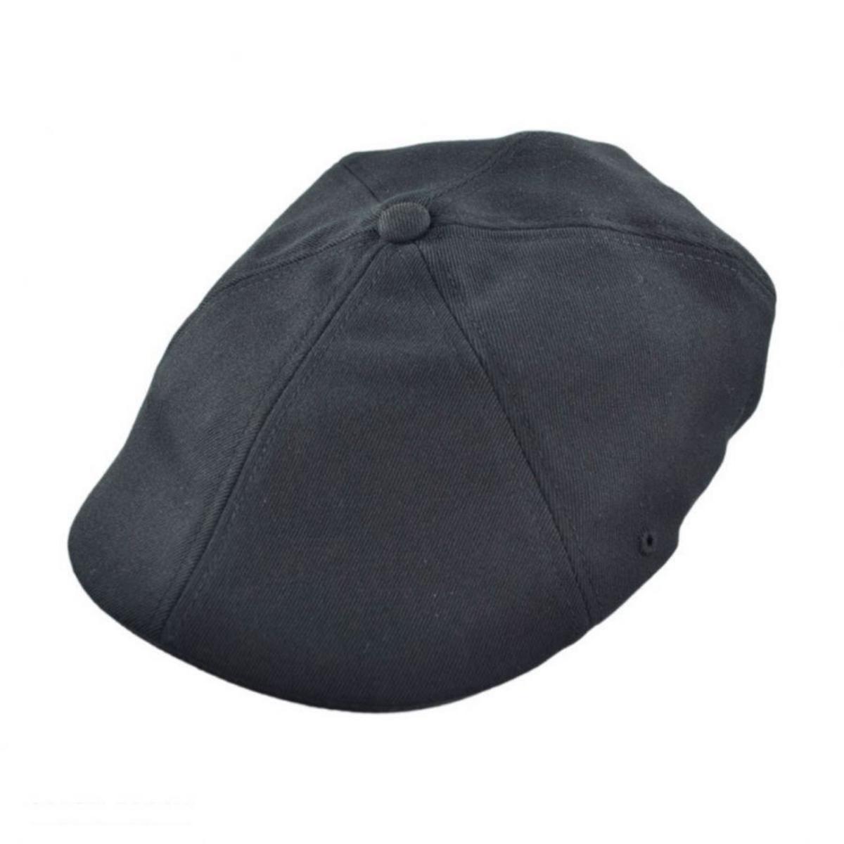 Kangol | Wool Blend Flexfit 504 Ivy Cap | 160833 | lead | BLACK