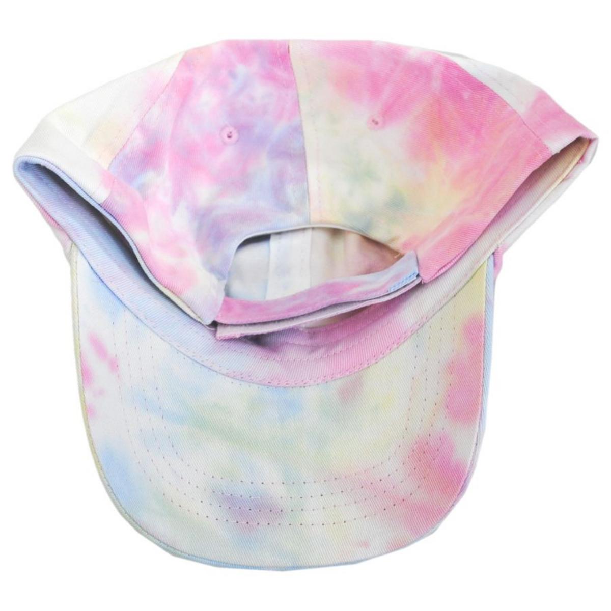 Cappelli | Splash Tie Dye Cotton Baseball Cap Dad Hat | 200339 | under | PINK