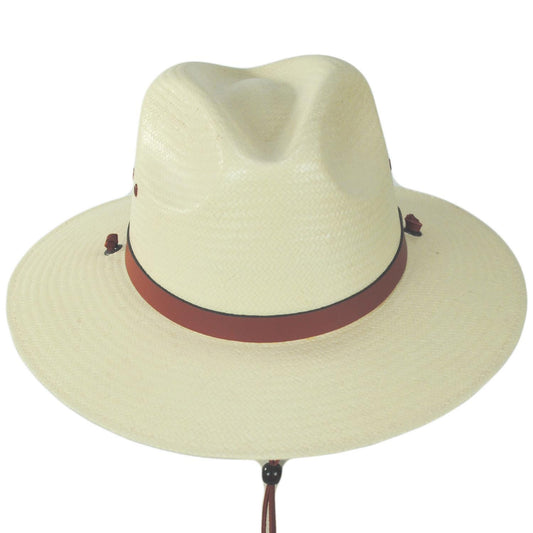 Stetson | Los Alamos Toyo Straw Safari Fedora Hat | 126973 | front | NATURAL