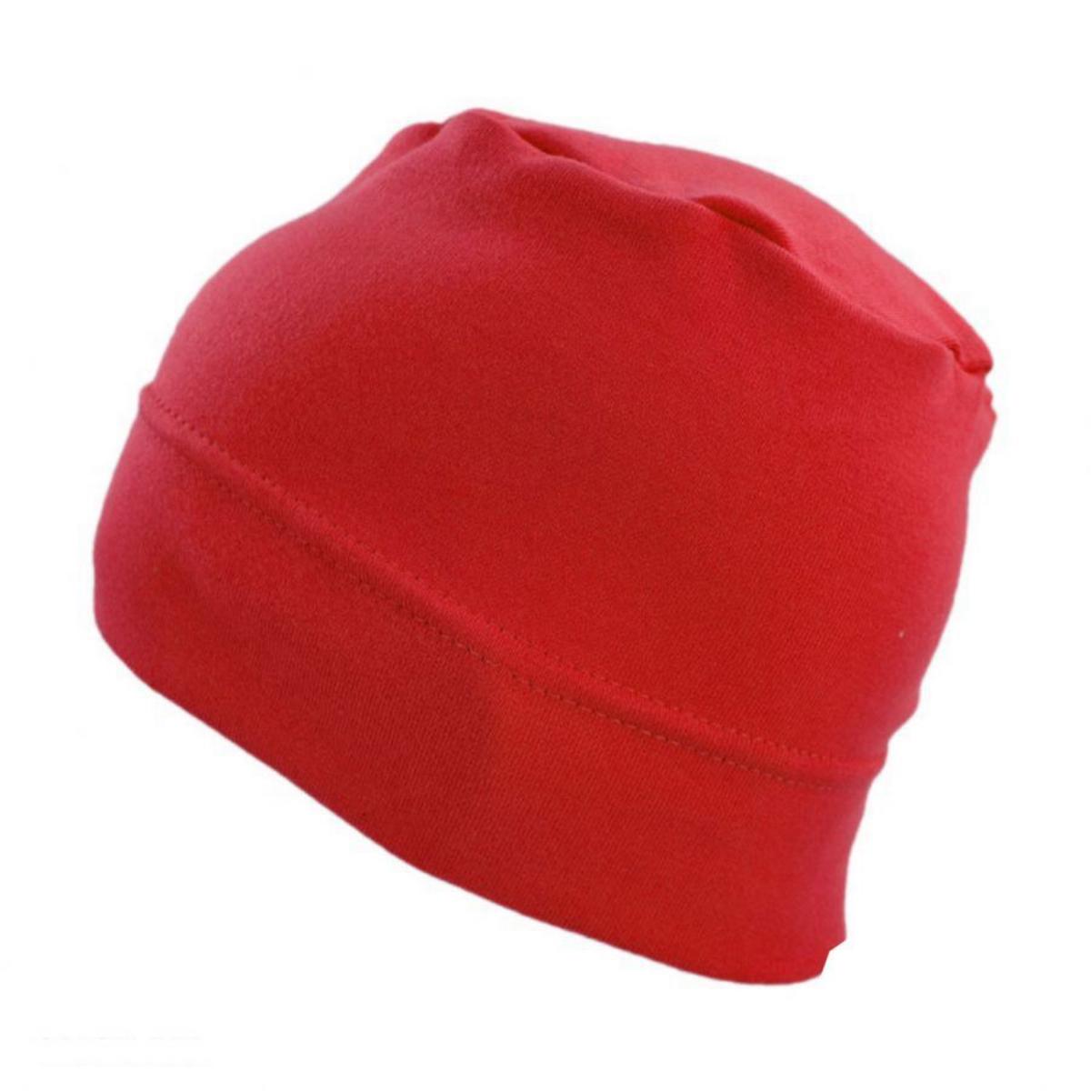 Slumbercap | Cotton Beanie Hat | 500899 | lead | RED