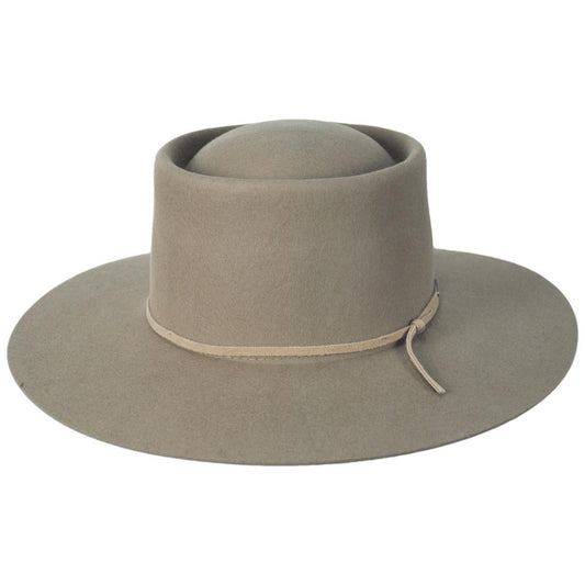 BRIXTON HATS | Vale Wool Felt Gaucho Hat - Sand | 123901 | front | SAND
