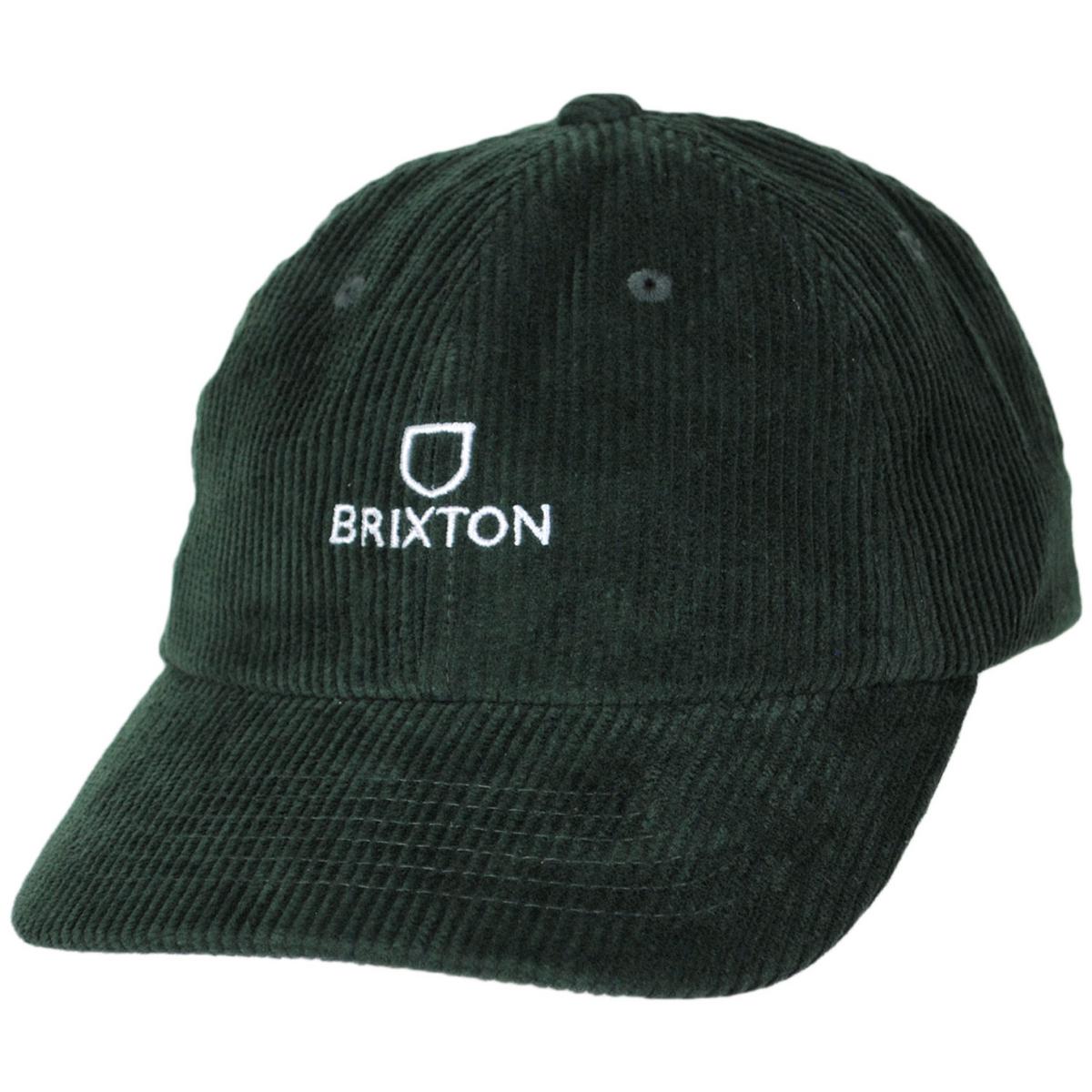 BRIXTON HATS | Alpha LP Strapback Baseball Cap - Paradise Orange & Pine Needle | 201796PP | lead | PINE NEEDLE
