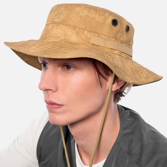 Kangol | Salvaged Outdoor Cotton Booney Hat | 185827 | lsmone | BEIGE