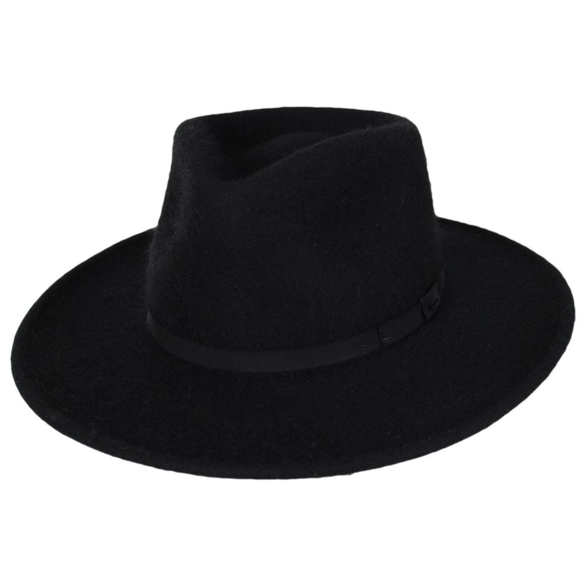 Bailey 1922 | Conlon Wool Felt Fedora Hat | 130391 | lead | BLACK