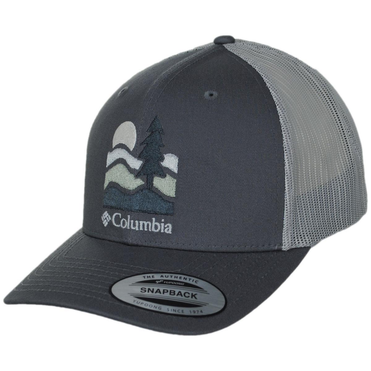 Columbia Sportswear | Get Hiked Mesh Snapback Baseball Cap | 400146 | lead | CITY GREY