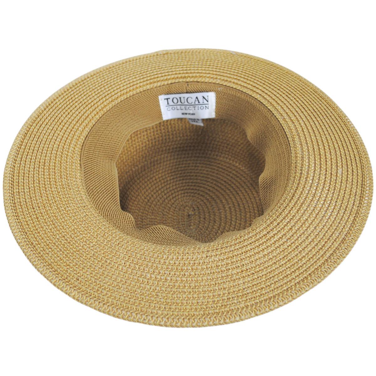 Toucan Collection | Stripe Sailor Toyo Straw Dress Hat - Made to Order | 121646 | under | NATURAL/BLACK