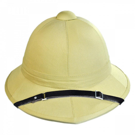 Village Hat Shop | British Wolseley Pith Helmet | 155803 | front | KHAKI