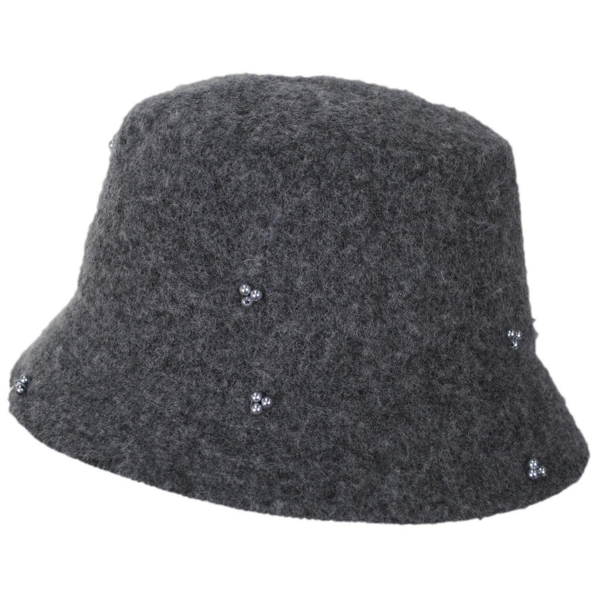 San Diego Hat Company | Glam Wool Knit Bucket Hat | 108654 | profile | CHARCOAL