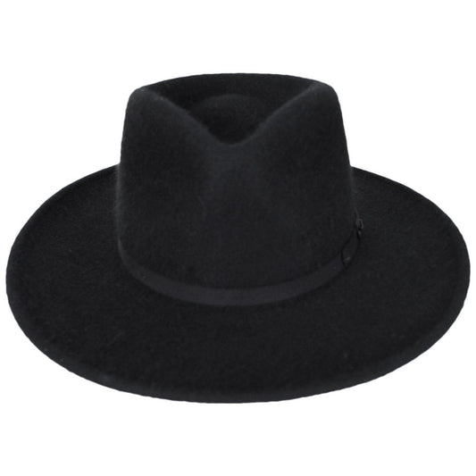 Bailey 1922 | Conlon Wool Felt Fedora Hat | 130391 | front | BLACK