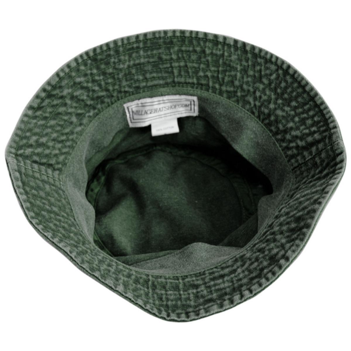Village Hat Shop | VHS Cotton Bucket Hat | 186605 | under | OLIVE GREEN