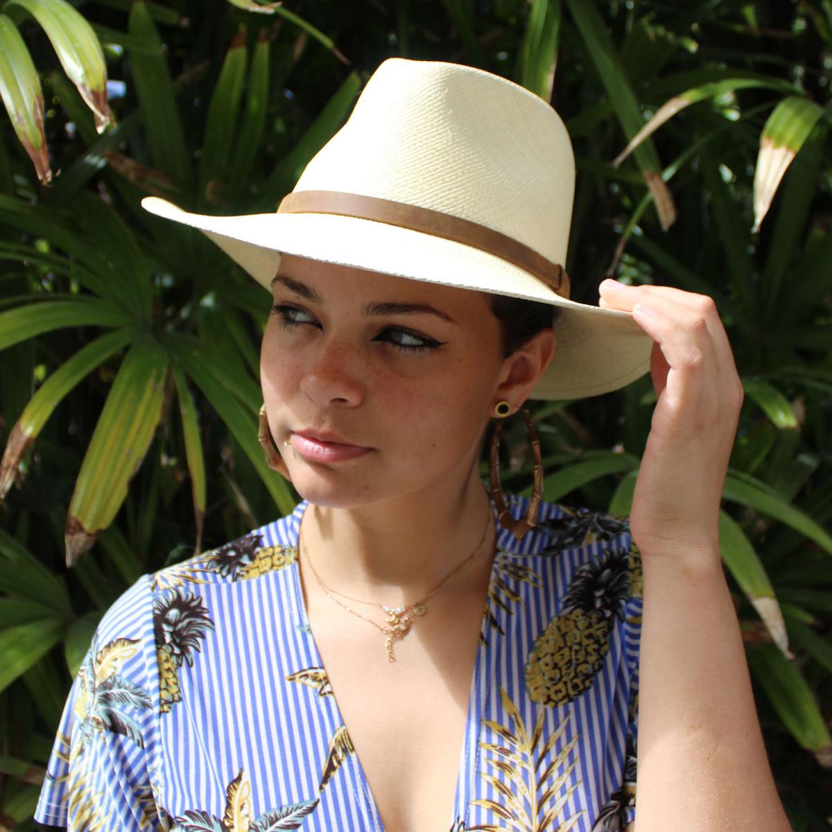 Jaxon Hats | MJ Panama Straw Outback Hat | 126417 | lsftwo | NATURAL