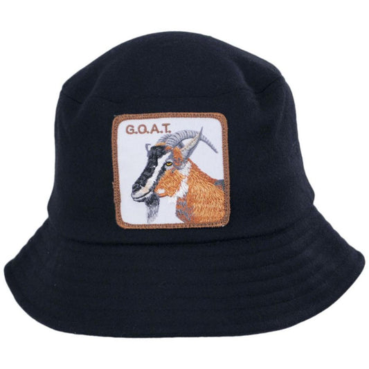 Goorin Bros | G.O.A.T. Heat Wool Blend Bucket Hat | 187510 | front | NAVY