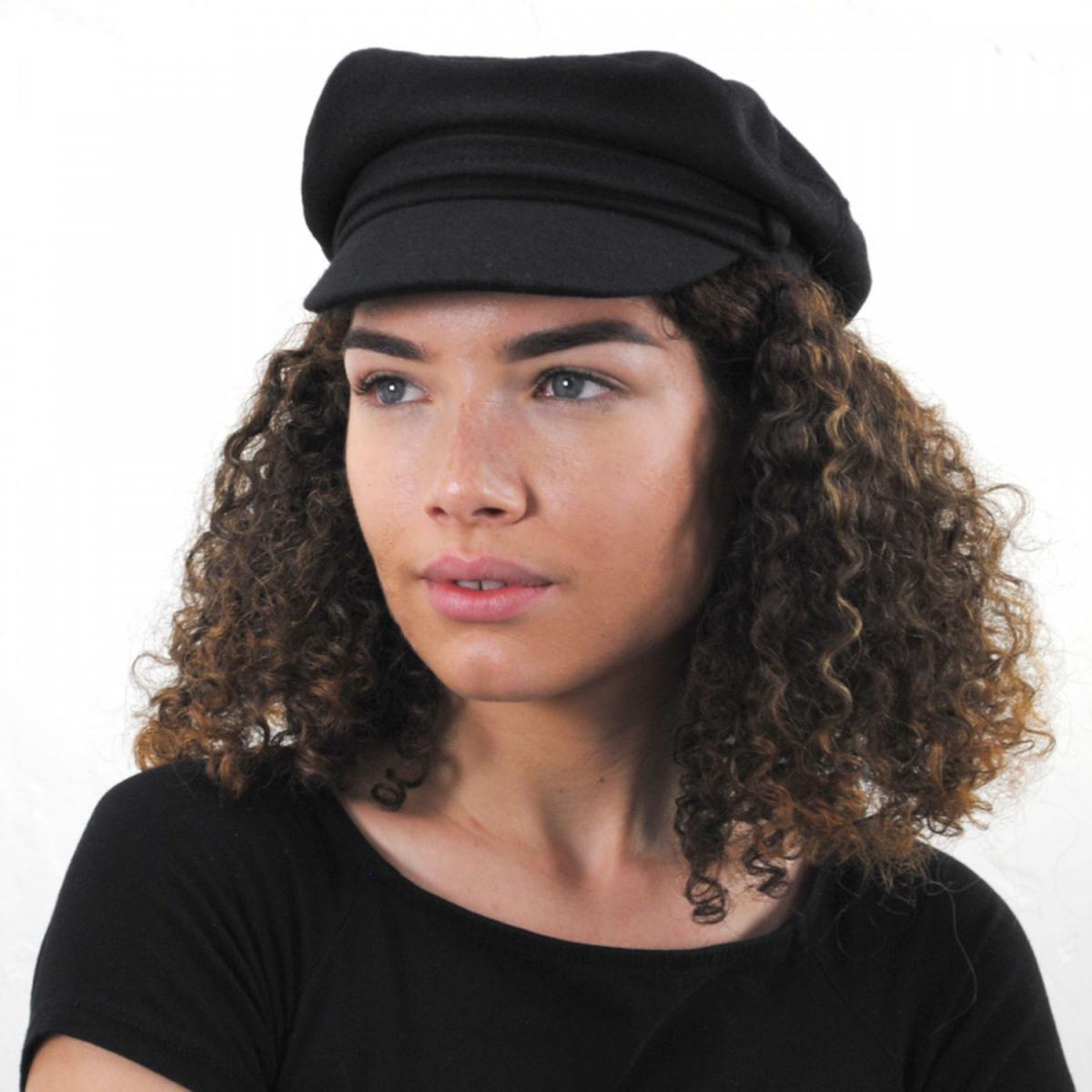 Jaxon Hats | Wool Fiddler's Cap | 181010 | lsfone | BLACK