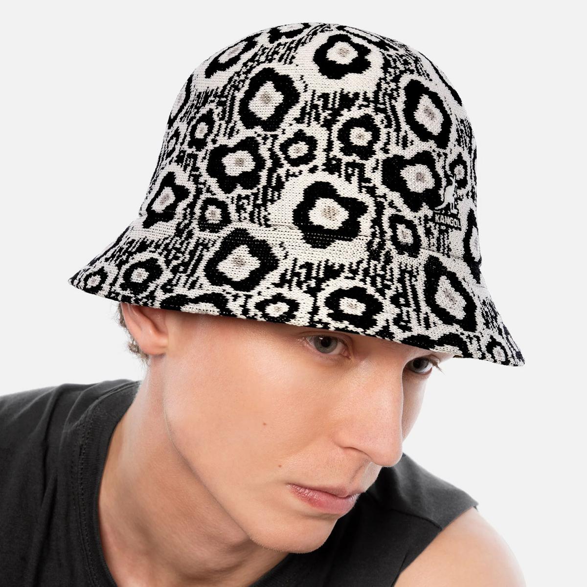 Kangol | Retro Flower Tropic Casual Bucket Hat | 106838 | lsmone | BLACK