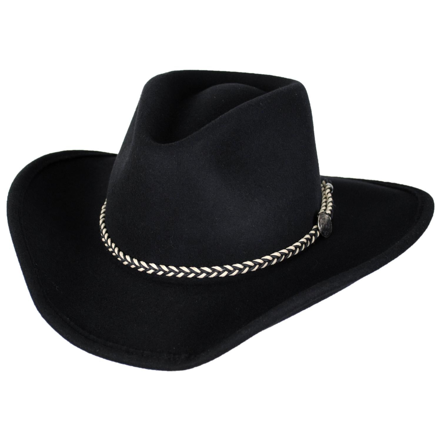 Stetson | Rawhide Buffalo Fur Felt Western Hat – Village Hat Shop
