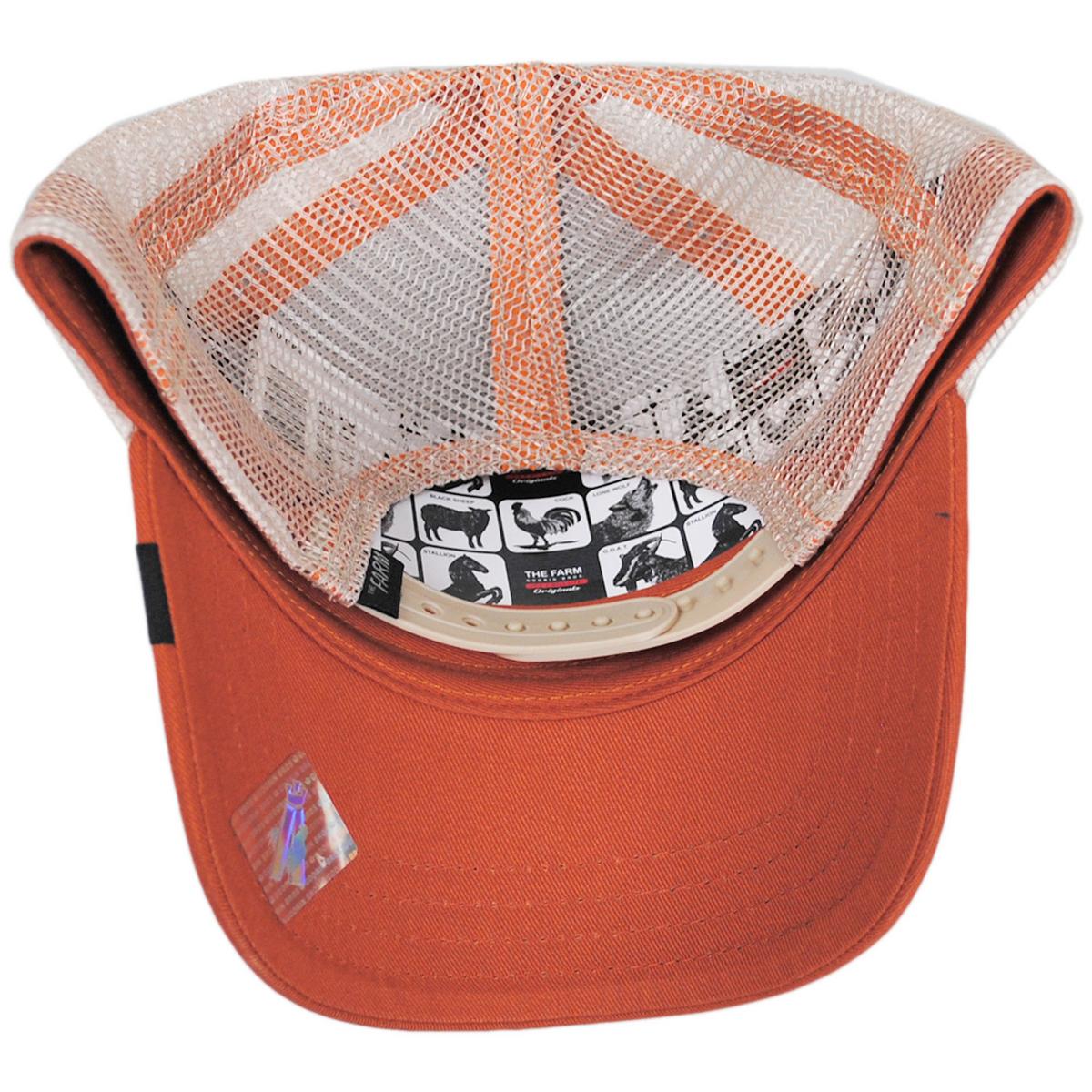 Goorin Bros | Goat Mesh Trucker Snapback Baseball Cap | 200427 | under | RUST