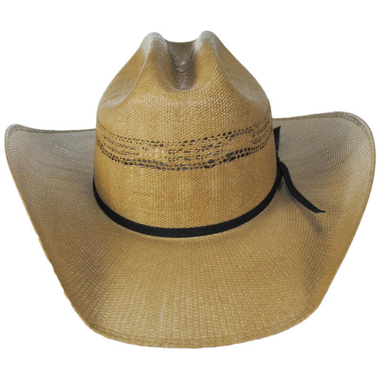 Bailey Western | Costa Bangora Straw Western Hat | 127915 | front | RUSTIC