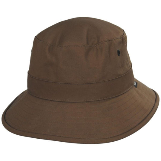 Tilley Endurables | Waxed Cotton Bucket Hat | 400842 | lead | BRITISH TAN