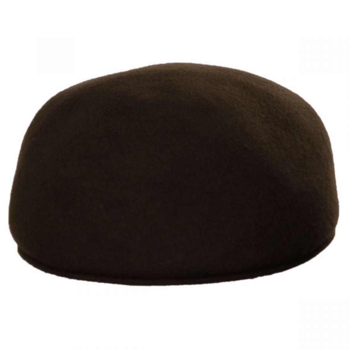 Bigalli | Wool Felt Ascot Cap | 161806 | front | CHOCOLATE