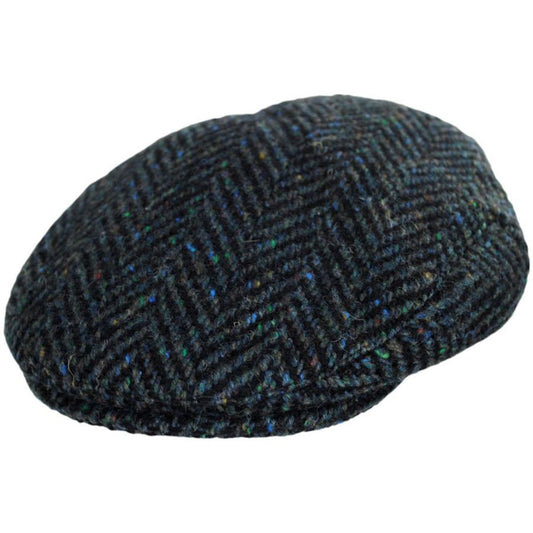 Jaxon & James | Stravalley Donegal Tweed Wool Ivy Cap | 170013 | lead | BLUE