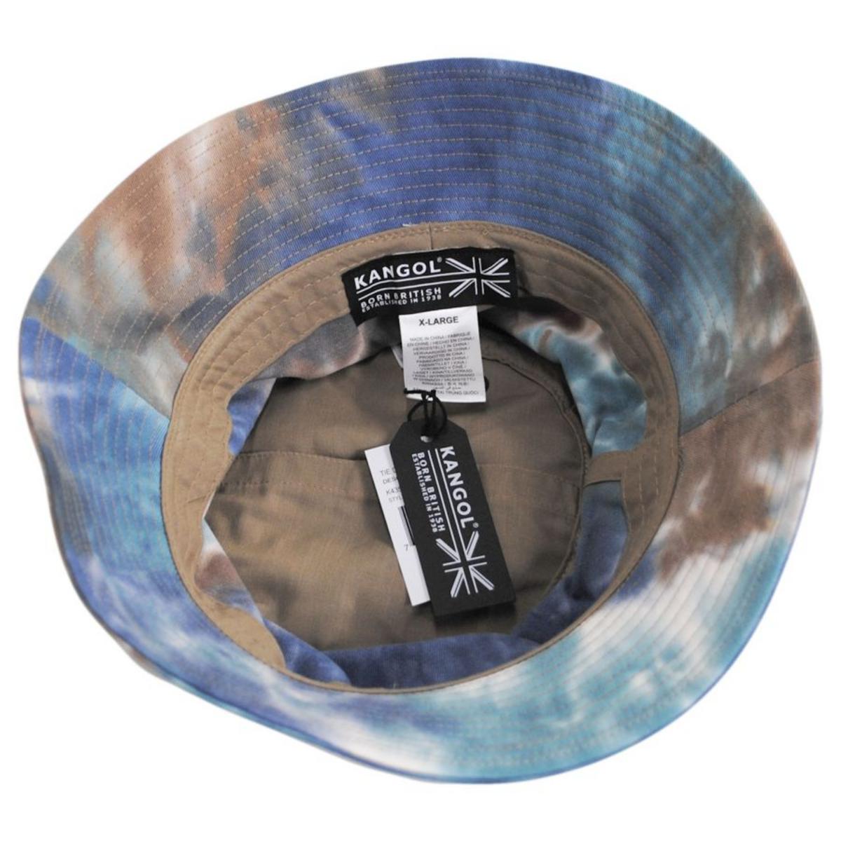 Kangol | Tie Dye Cotton Bucket Hat | 185791 | under | EARTH TONE