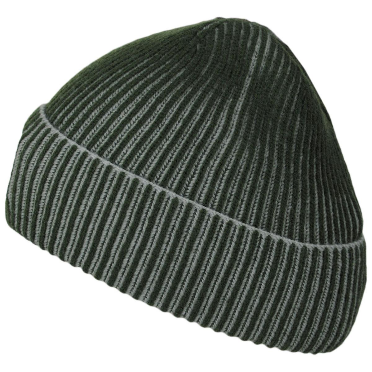 Dorfman Pacific | Constitution Acrylic Knit Beanie Hat | 500043 | profile | OLIVE GREEN