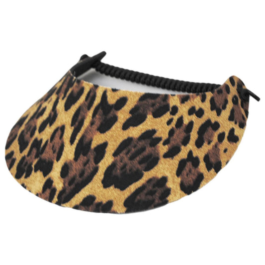 The Incredible Sunvisor | Springlace Leopard Sunvisor | 196370 | lead | TAN