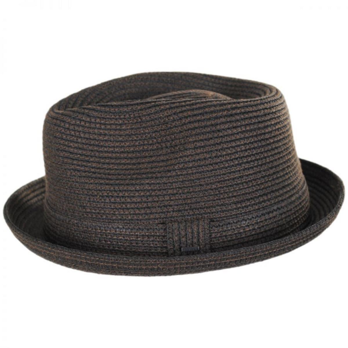 Bailey 1922 | Billy Braided Toyo Straw Fedora Hat - Classic Colors | 127843 | profile | ESPRESSO