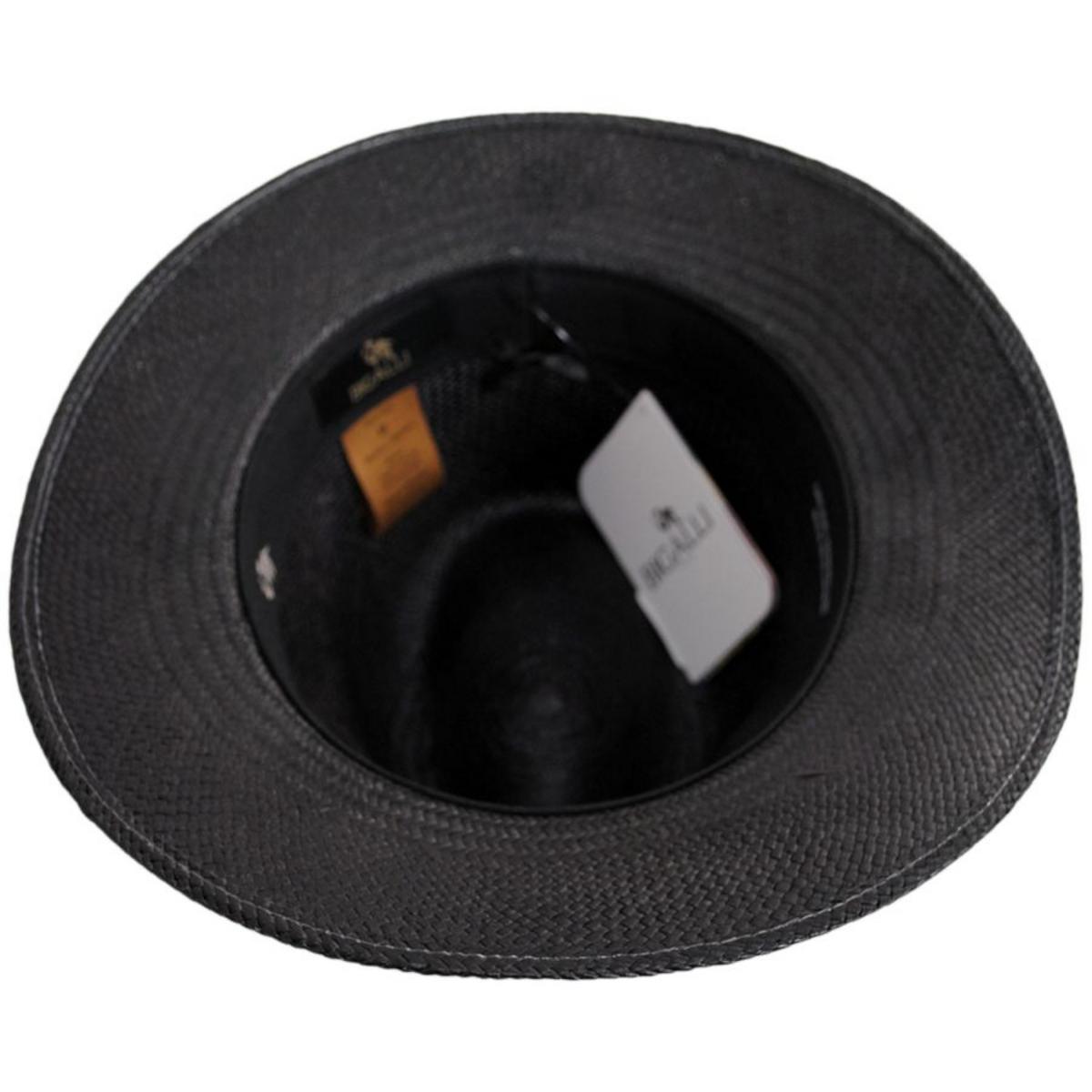 Bigalli | Jacques Panama Safari Fedora Hat | 129246 | under | BLACK